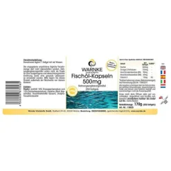 Fischöl Kapseln 500 mg, 250 St