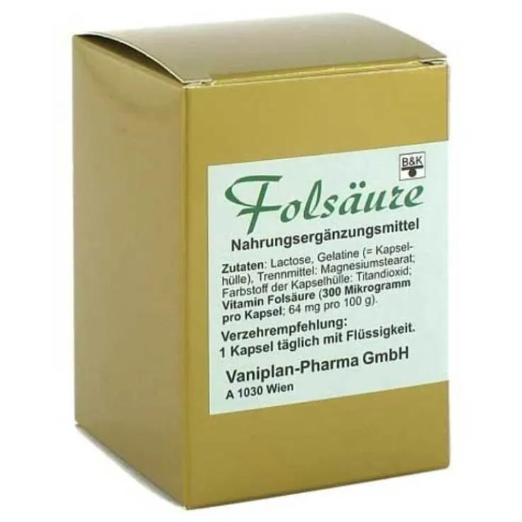 Folsäure Kapseln, 60 St