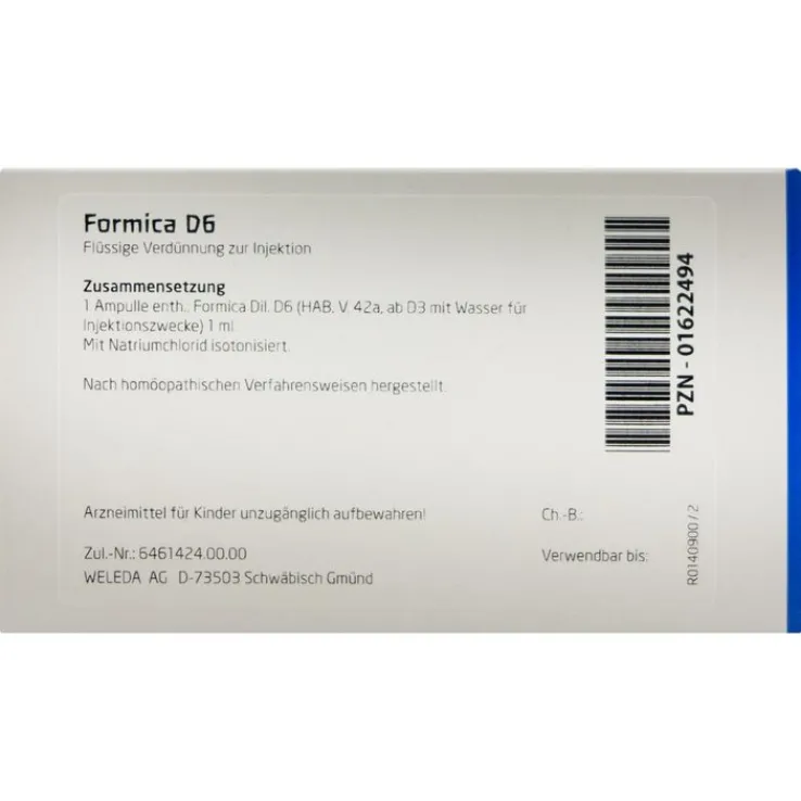 Formica D 6 Ampullen, 8X1 ml