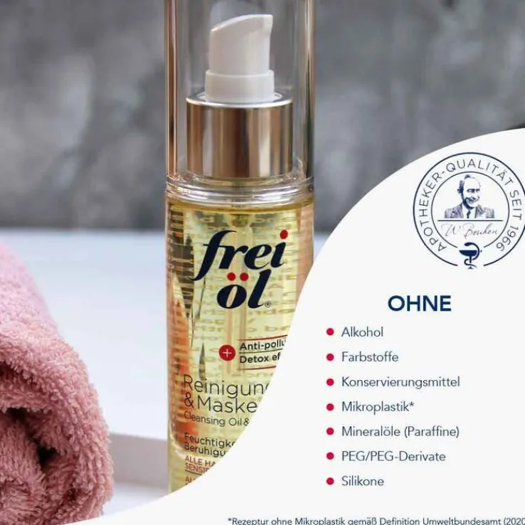 Frei Öl ReinigungsÖl & Maske, 100 ml