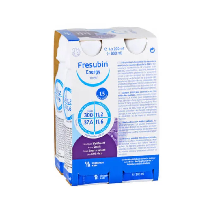 Fresubin Energy Drink Cappuccino Trinkflasche Cpc, 4X200 ml