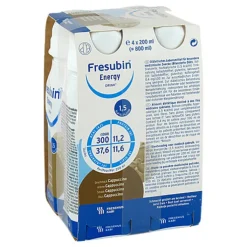 Fresubin Energy Drink Cappuccino Trinkflasche, 4X200 ml