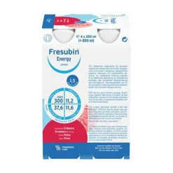 Fresubin Energy Drink Erdbeere Trinkflasche, 6X4X200 ml