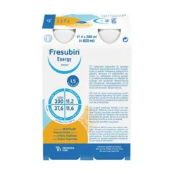 Fresubin Energy Drink Multifrucht Trinkflasche, 4X200 ml