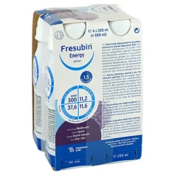 Fresubin Energy Drink Waldfrucht Trinkflasche, 4X200 ml