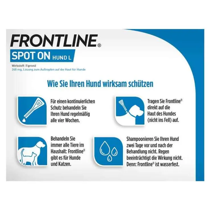 FRONTLINE@ SPOT ON Hund L Lösung, 6 St