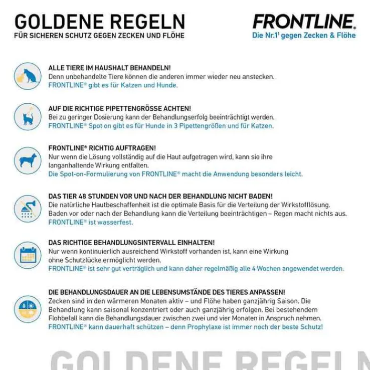 FRONTLINE® SPOT ON Hund S Lösung, 6 St
