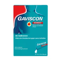 GAVISCON® Advance Pfefferminz Suspension bei Sodbrennen, 24X10 ml