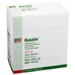 Gazin Kompressen 10x10cm 8fa, 25X2 St