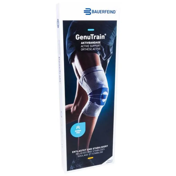 Genutrain Kniebandage Größe 1 schwarz, 1 St