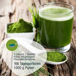 Gerstengras Bio Pulver, 1000 g