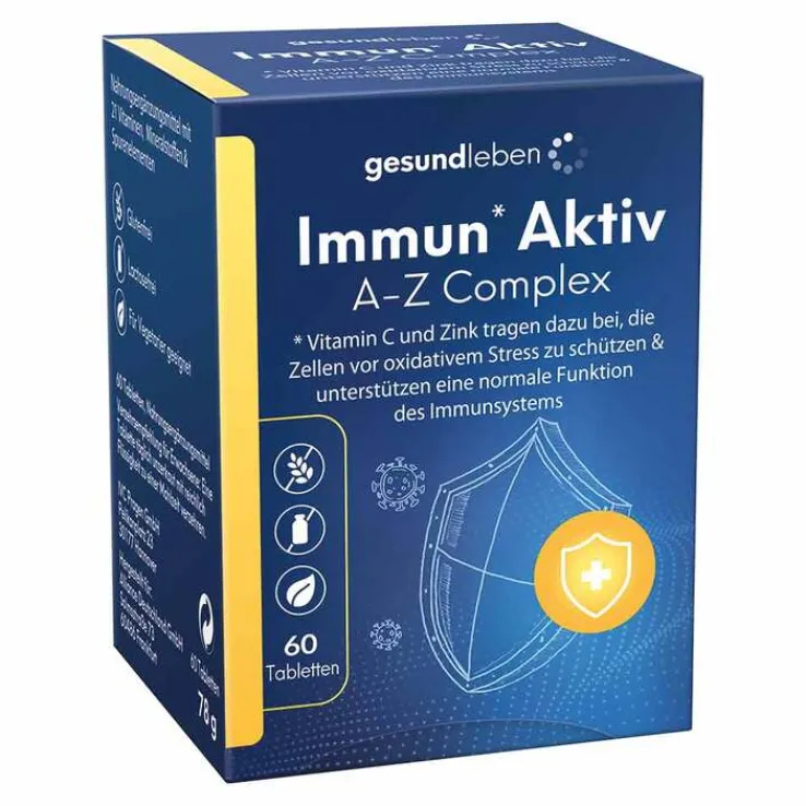 Gesund Leben Immun Aktiv A-Z Complex Tabletten, 60 St