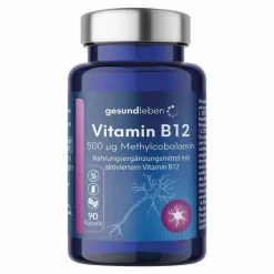 Gesund Leben Vitamin B12 Kapseln, 90 St