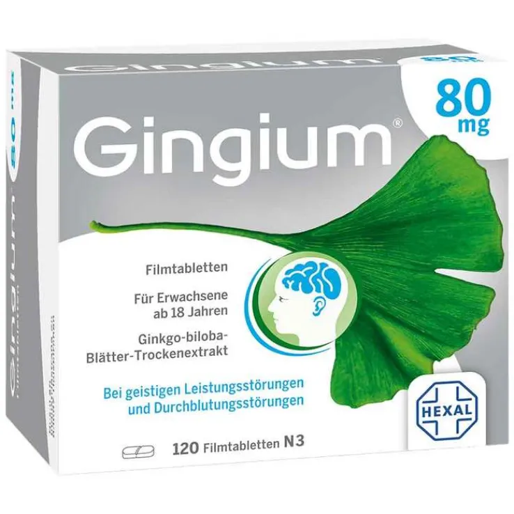 Gingium 80 mg Filmtabletten, 120 St