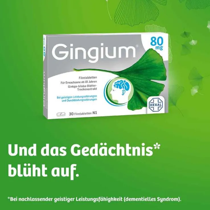 Gingium 80 mg Filmtabletten, 120 St