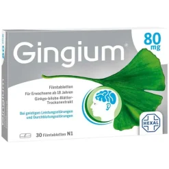 Gingium 80 mg Filmtabletten, 30 St