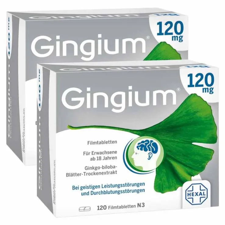 Gingium 120 mg Filmtabletten, 2x120 St