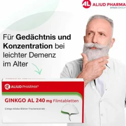 GINKGO AL 240 mg Filmtabletten, 60 St