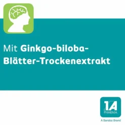 Ginkgo biloba - 1 A Pharma® 120 mg Filmtabletten, 60 St