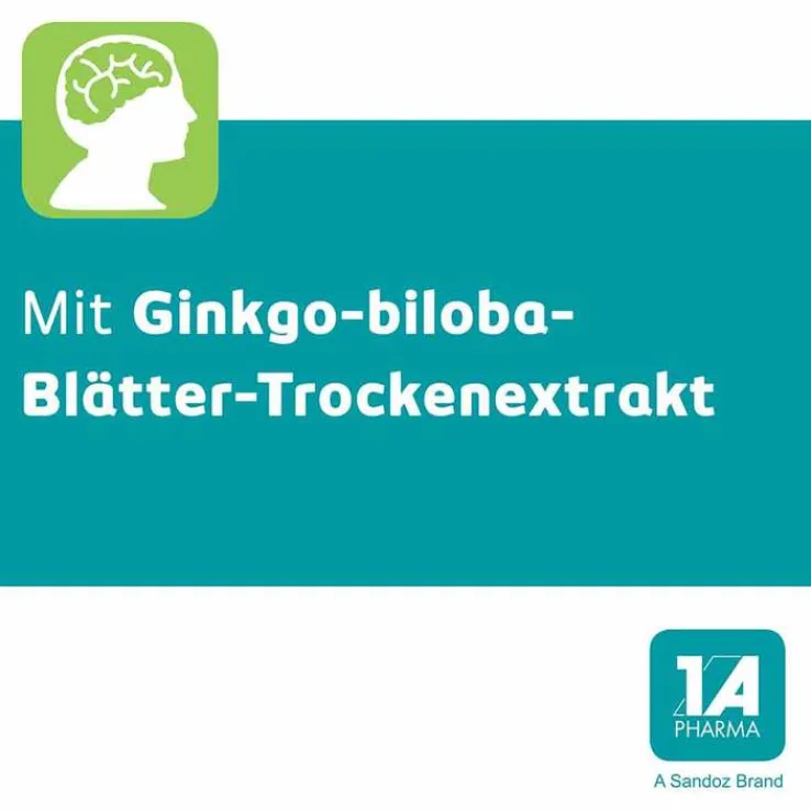 Ginkgo biloba - 1 A Pharma® 120 mg Filmtabletten, 120 St