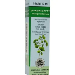 Ginkgobakehl D 4 Tropfen, 10 ml