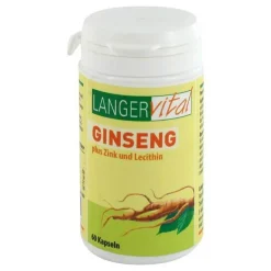 Ginseng 200 mg Lecithin Kapseln, 60 St
