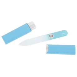 Glasfeile blau 9 cm Köcher blau, 1 St