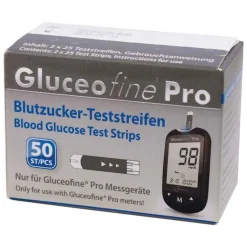 Gluceofine® Pro Blutzucker-Teststreifen, 50 St