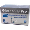 Gluceofine® Pro Safety Sicherheits-Pen-Nadeln 30 G 0,3x8 mm, 100 St
