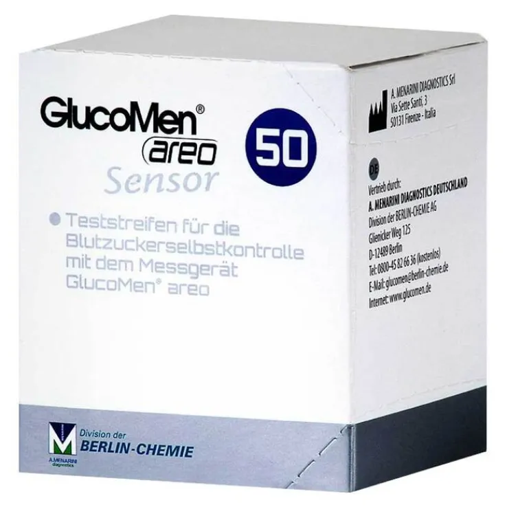 GlucoMen areo Sensor Teststreifen, 50 St