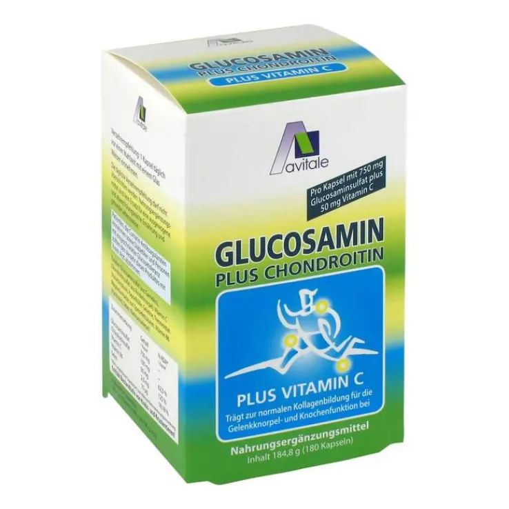 Glucosamin 750 mg + Chondroitin 100 mg Kapseln, 180 St