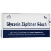 Glycerin Zäpfchen Rösch 2 g gegen Verstopfung, 10 St