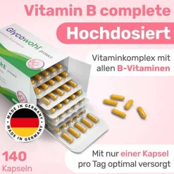 Glycowohl Vitamin B complete + Inositol + Cholin Kapseln , 140 St