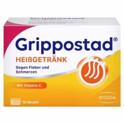 Grippostad Heißgetränk bei Schmerzen und Fieber , 10 St