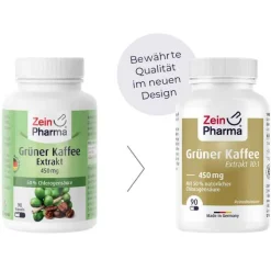 Grüner Kaffee Extrakt 450 mg Kapseln, 90 St