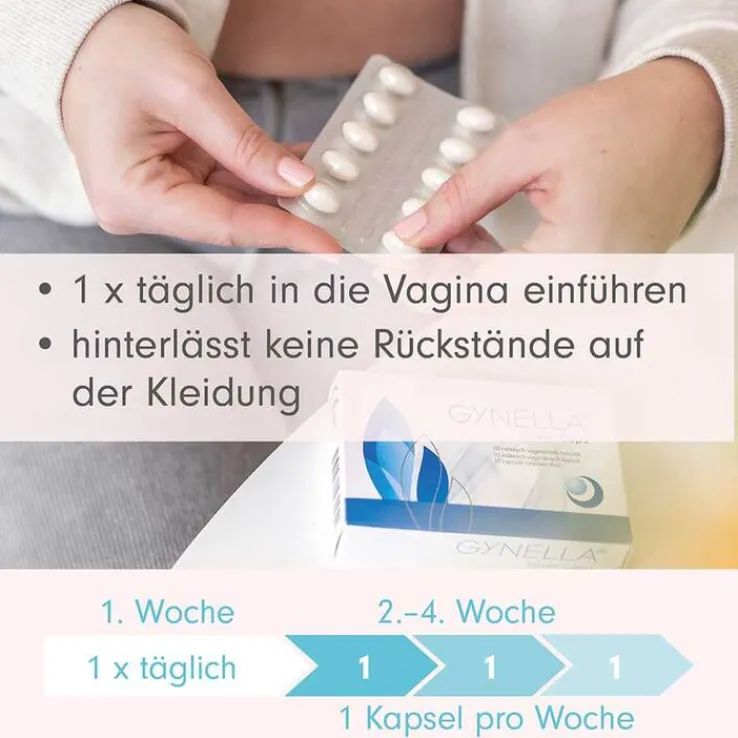 GYNELLA® Silver Caps Vaginalkapseln, 10 St
