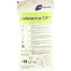 Handschuhe OP Latex Größe 6,5 s, 1X2 St