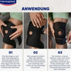 Hansaplast Knie-Bandage verstellbar, 1 St