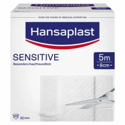 Hansaplast Sensitive Pflaster 5 m Rolle (8 cm breit), 1 St