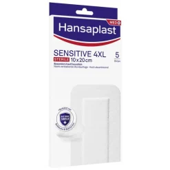 Hansaplast SENSITIVE 4XL Wundverband steril 10x20 cm, 5 St