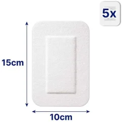 Hansaplast SENSITIVE 3XL Wundverband steril 10x15 cm, 5 St