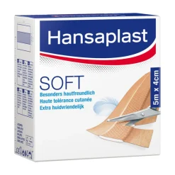 Hansaplast Soft Pflaster 5mx4cm Rolle, 1 St