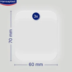 Hansaplast Zweite Haut Schutz Pflaster gross, 3 St
