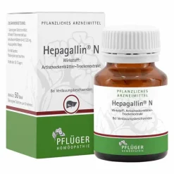 Hepagallin N Dragees, 50 St