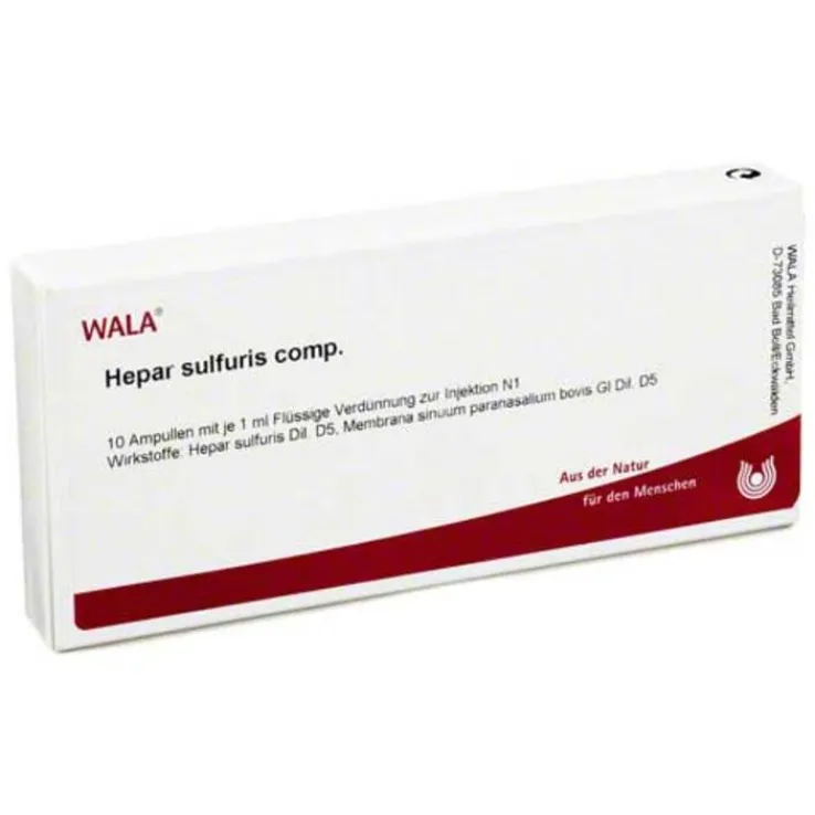 Hepar sulfuris comp. Ampullen, 10X1 ml