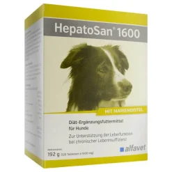 Hepatosan 1600 Tabletten Ergänzungsfuttermittel für Hund und Katze, 120 St