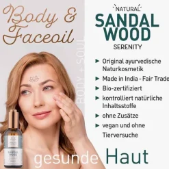 Himalayas Dreams Ayurveda Körper & Gesichtsöl Sandalwood, 100 ml