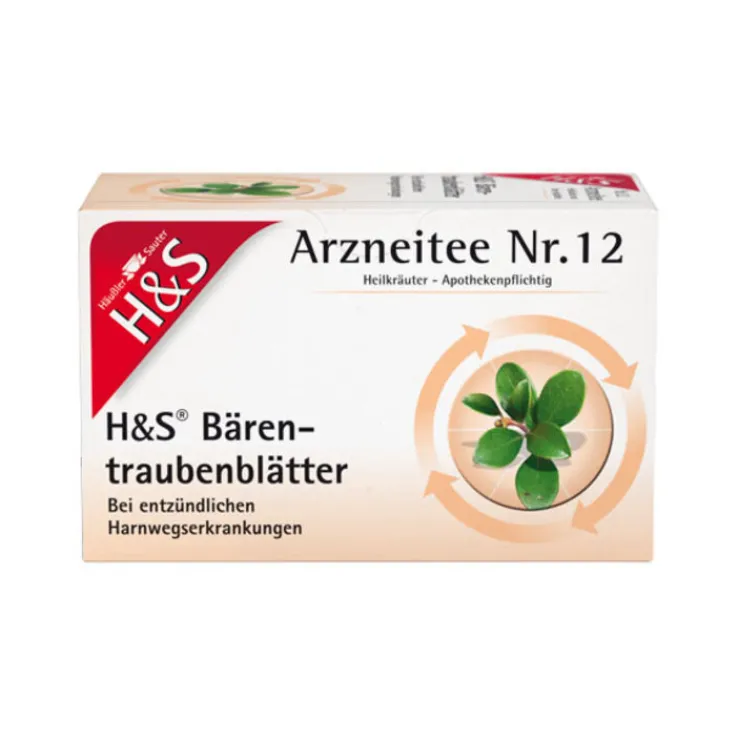 H&S Bärentraubentee Filterbeutel, 20X2.7 g