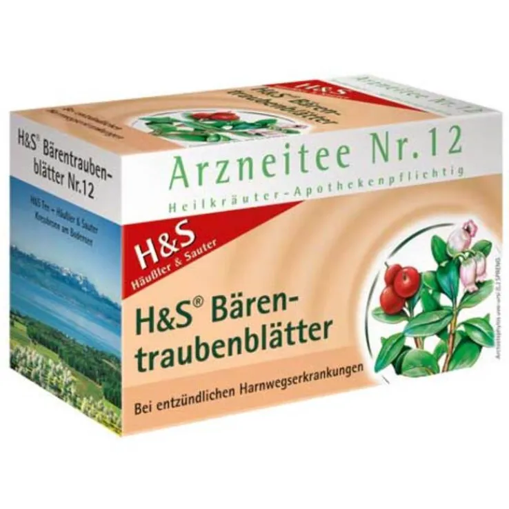 H&S Bärentraubentee Filterbeutel, 20X2.7 g