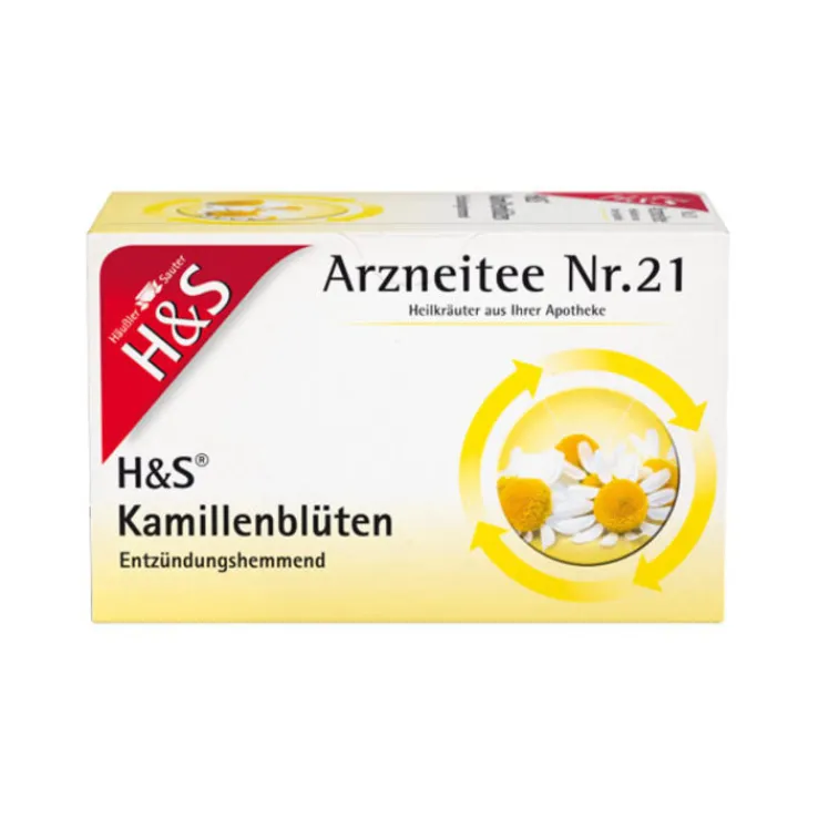 H&S Kamillentee Filterbeutel, 20X1.5 g